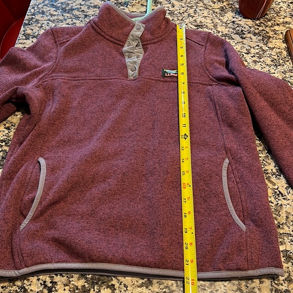 LL Bean Sweater Fleece Pullover - Picture 10 of 13